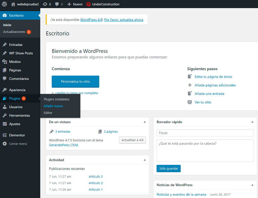 curso de WordPress básico